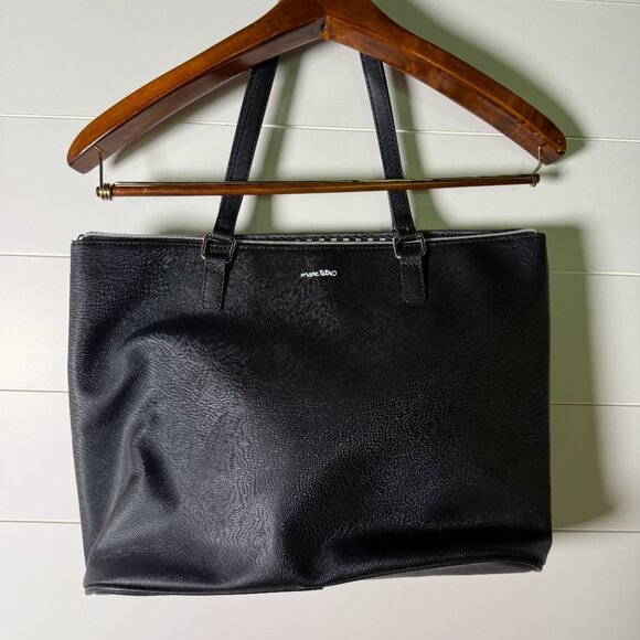 Marc Tetro Black Large Tote with Boston Terrier Dog Featured - Picture 3 of 12